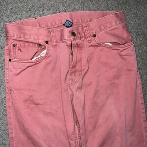 Polo Ralph Lauren Classic Fit Chinos Mens 32X30 Nantucket Red Salmon Pink Cotton